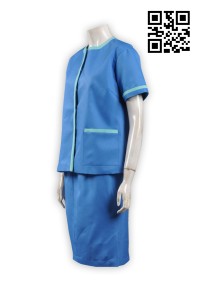 UN159工作制服套裝 供應 企業 制服 接待 員 制服 連 身 裙 來樣訂購制服套裝 網上訂製制服 工作制服公司